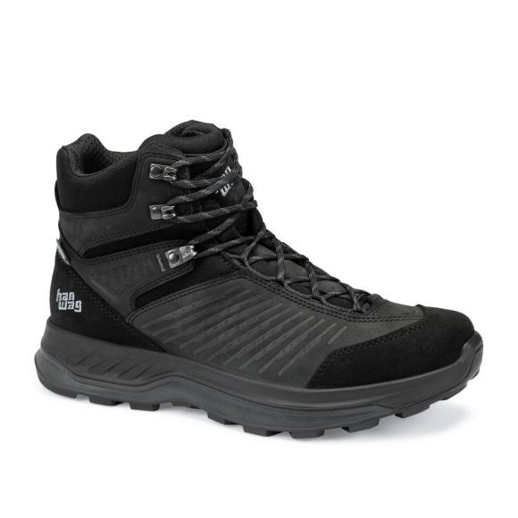 Hanwag Bluestrait Mid ES - Black / Asphalt