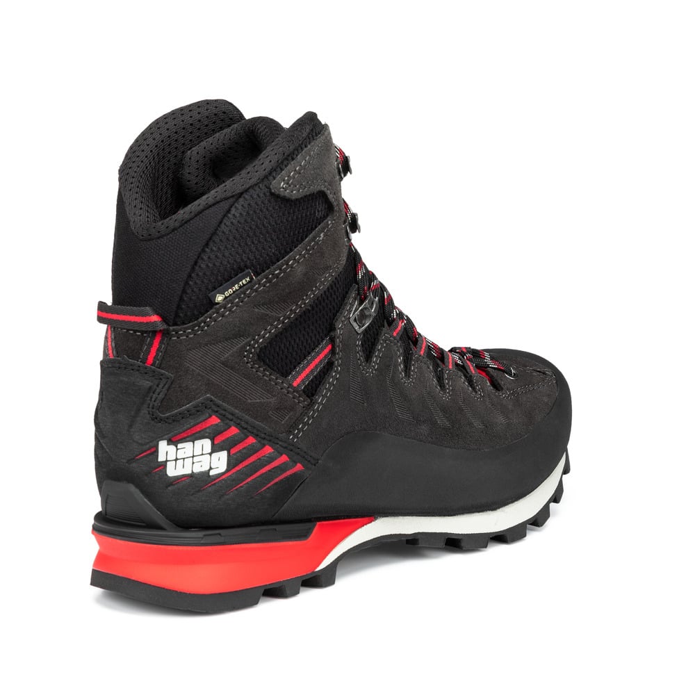Hanwag Makra Pro Bunion GTX - Asphalt / Red