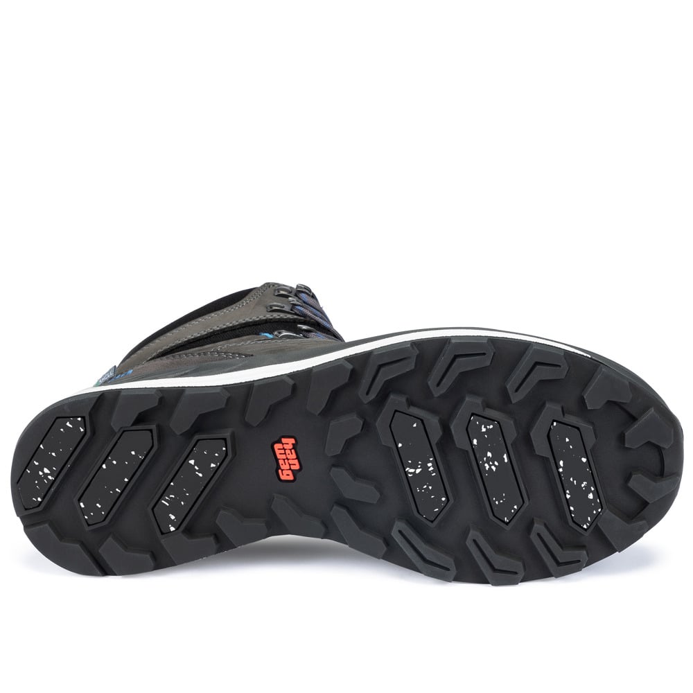 Hanwag Bluestrait Mid ES - Asphalt / Seablue