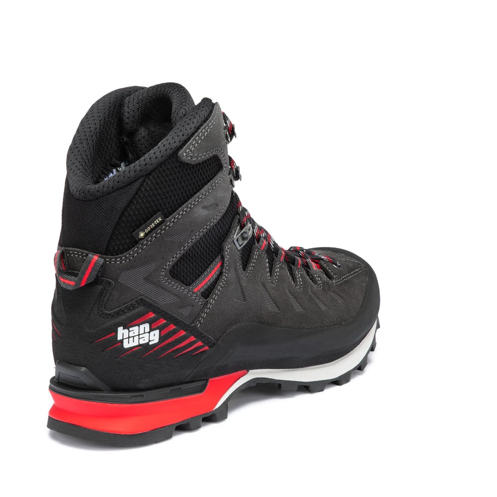 Hanwag Makra Pro GTX - Asphalt / Red