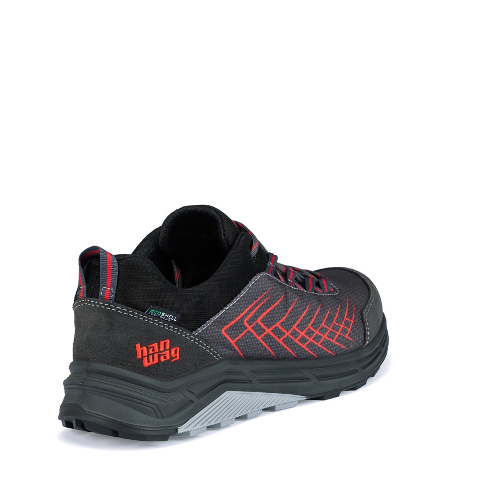 Hanwag Coastridge Low ES - Asphalt / Red